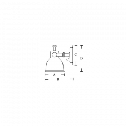 Cabin lampe medium LED 230V - 2