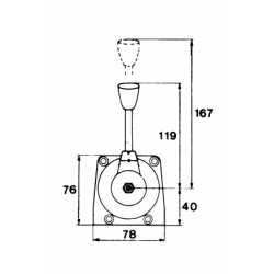 Gasreguleringshåndtag B0011 - 2