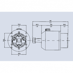 Hydraulisk Styresystem op til 150hk Udenbords Motor GF150RT - 4