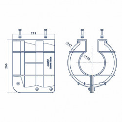 Propelbeskytter Ø 23cm. - 3