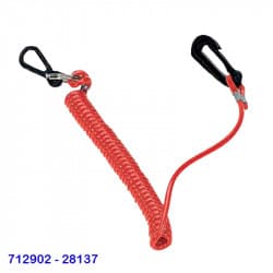 Sikkerhedsstop med nøgle og spiralsnor - 2