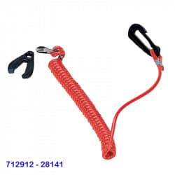 Sikkerhedsstop med nøgle og spiralsnor - 6