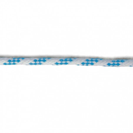Superskøde dobbeltflettet Hvid/blå - 1