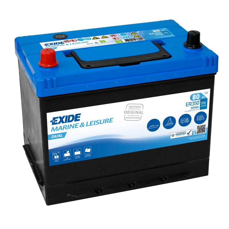 Exide batteri DUAL Blysyre - 1