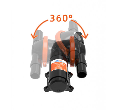 Seaflo toilet membran pumpe - 3