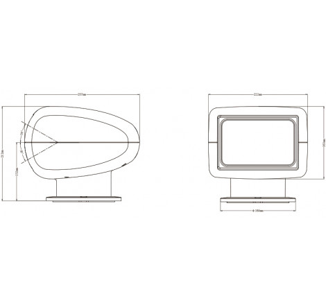 copy of Søgelygte LED fjernstyret 125000cd - 2