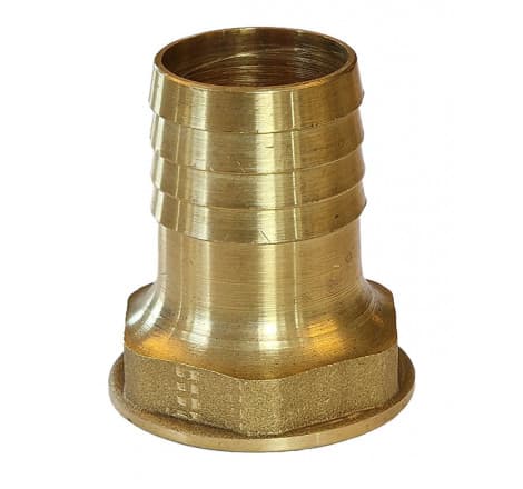 Slangestuds med indvendigt gevind, messing - 4