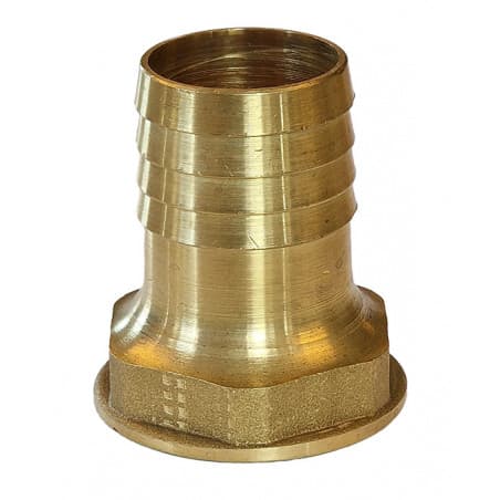 Slangestuds med indvendigt gevind, messing - 4