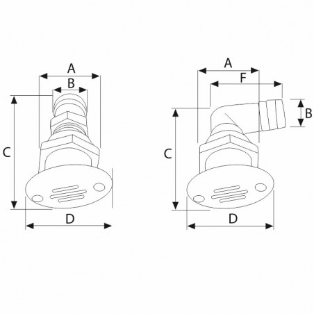 Tankventil lige eller vinkel - 2
