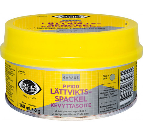 PP Letvægtsspartel PP100 dåse 180g - 1