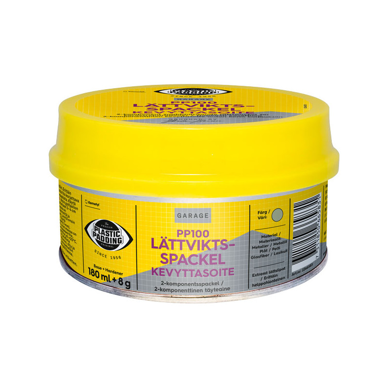 PP Letvægtsspartel PP100 dåse 180g - 1