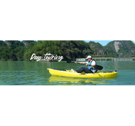 Sit-on-top Kajak voksen gul - 9