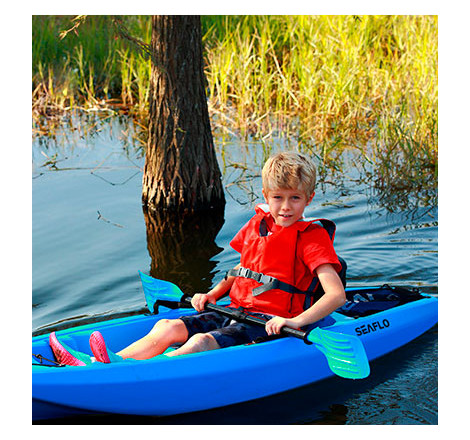 Sit-on-top Børnekajak  blå - 7