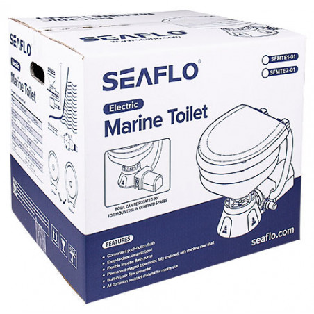 Elektrisk bådtoilet compact fra Seaflo - 4