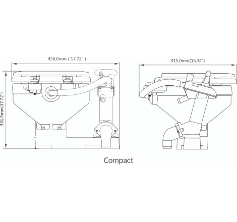 Toilet compact manuelt fra Seaflo - 5