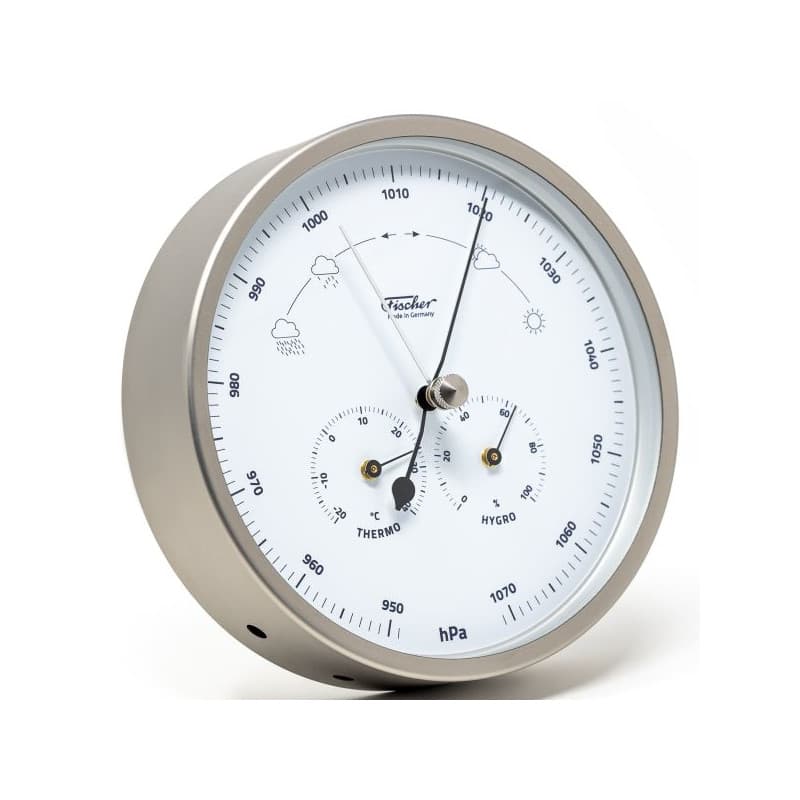 Fischer vejrstation i rustfrit stål - 1