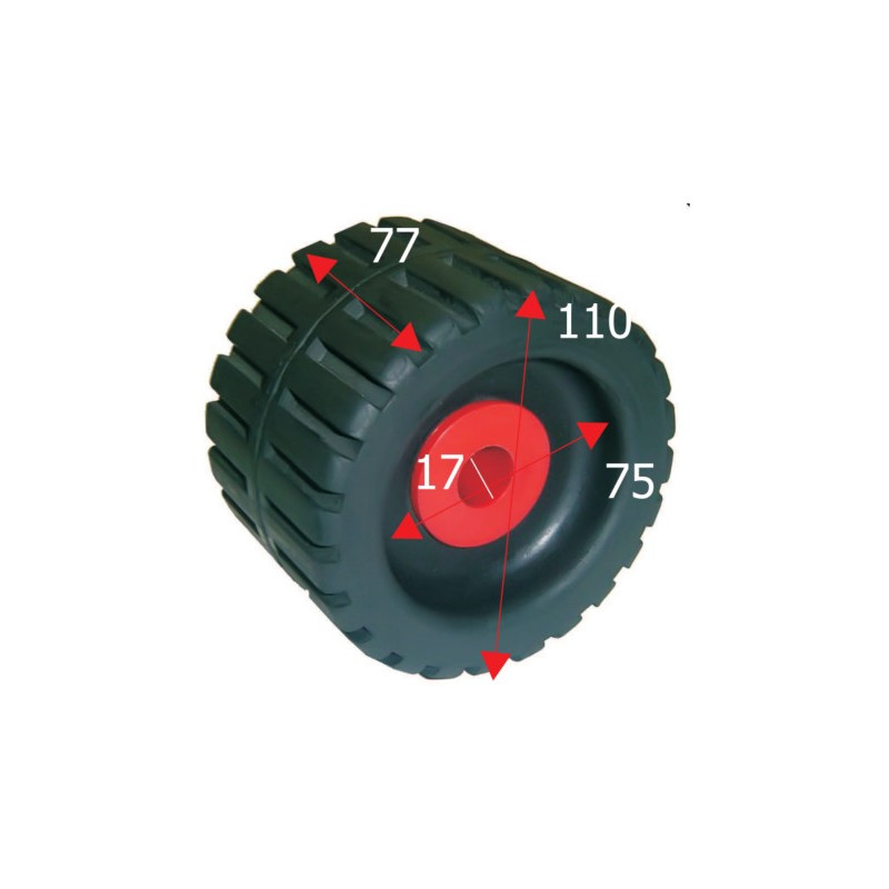 Siderulle bredde 110 mm - 1