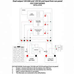 Fix batterilader 20a/3a 12v - 2