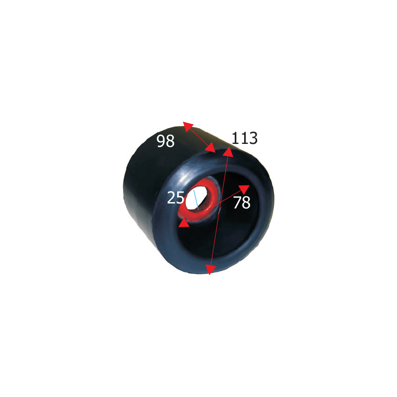 Siderulle bredde 113 mm - 1