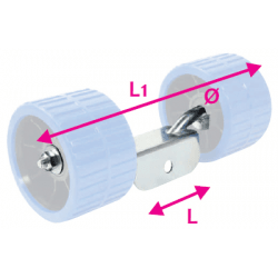 Holder til 2 sideruller - 1