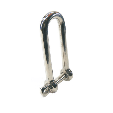 Lang D-sjækel i rustfrit stål AISI304 - 1