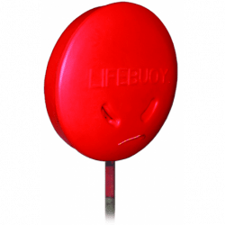 Stang med monteret fod til Redningskransboks - 2