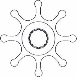 Impel til Sole Diesel, neopren - 1