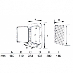 Top Line luge firkantet - 2
