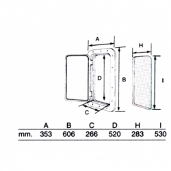 Top Line luge rektangulær - 2