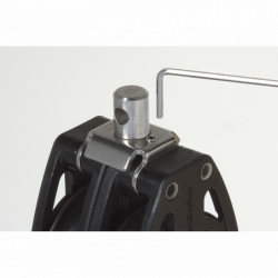 Violinblok med Cam Cleat/frølår 8 mm - 2