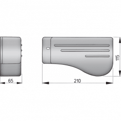 Dæksel til viskermotor - 2