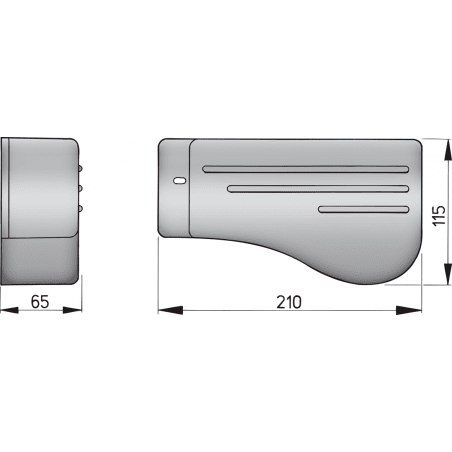 Dæksel til viskermotor - 2