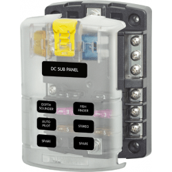 Kontaktpanel med fælles minus tilslutning, 6 kredse - 1