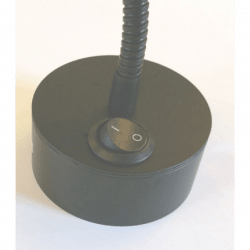 Kortlampe med flexarm på 50 cm. I sort. - 2