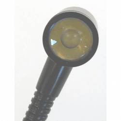 Kortlampe med flexarm på 50 cm. I sort. - 3