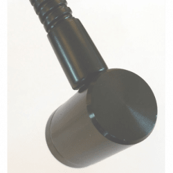 Kortlampe med flexarm på 50 cm. I sort. - 4