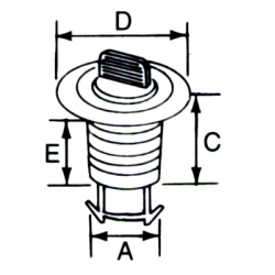 Bundprop i plast - 2