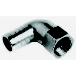 Slangetilslutning 90°  i rutsfrit stål AISI 316 - 1