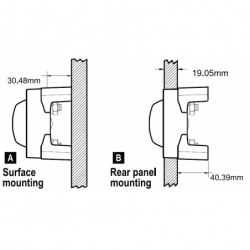 Blue Sea System Batteriomskifter 350A og hovedafbryder E-serie - 6