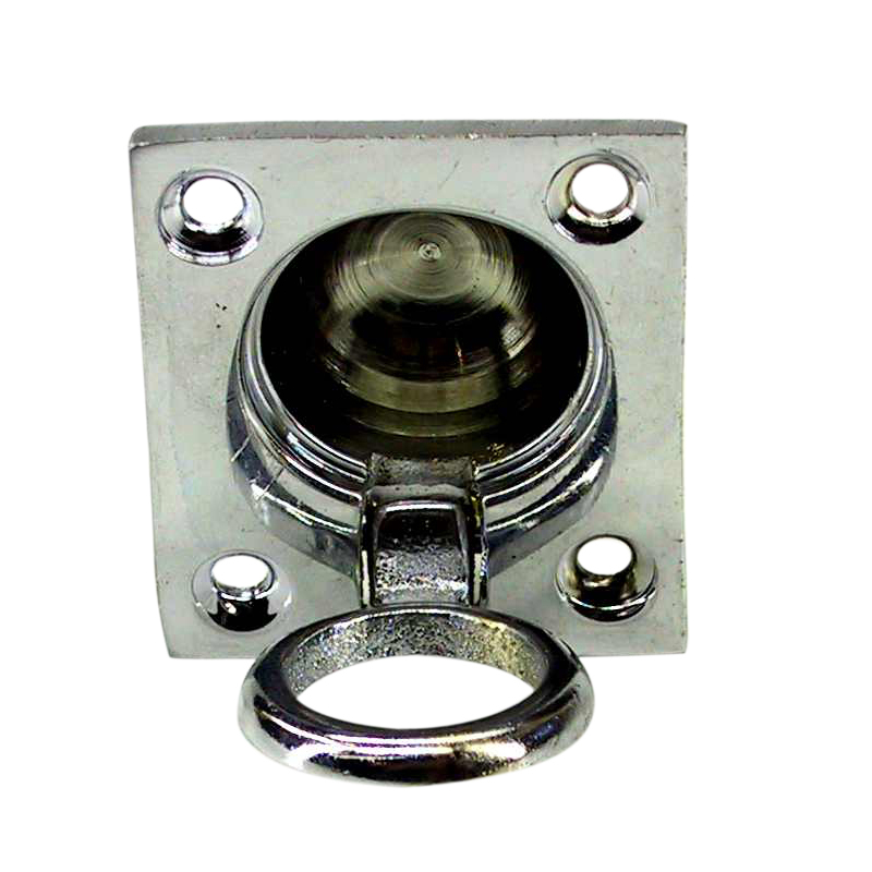 Dørkbeslag i forkromet messing - 1