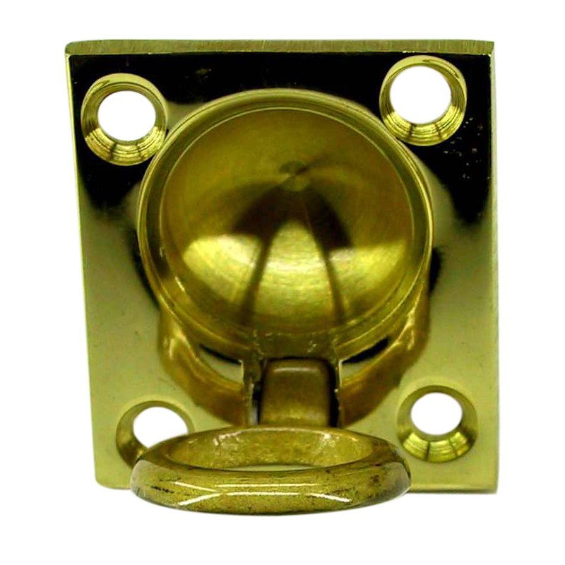 Dørkbeslag i poleret messing - 1