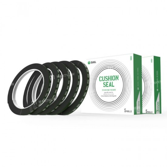 2uul CS02 5mm Ekran Çerçevesi ve Arka Kapak için Yastıklama Sızdırmazlık Bandı - 5 Adet