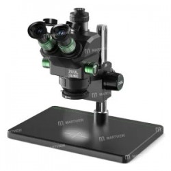 2uul MicroScope MC7060-A1 7-60X Senkron Zoomlu Trinoküler Mikroskop, PCB Mikro İşlemleri İçin