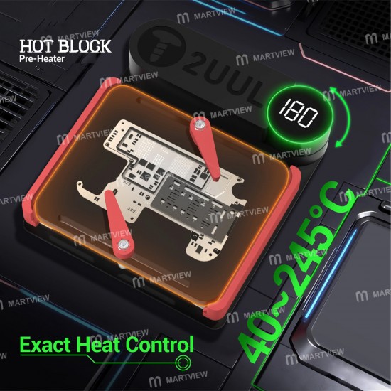 2uul PH11 HOT-BLOCK Cep Telefonu Anakartı PCB Ayrılması ve Yeniden Yapılanması için Ön Isıtıcı