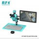 RF4-6565 7050TV 4K HD Kamera Monitörü Trinoküler Stereo Mikroskop