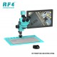 RF4-6565 7050TV 4K HD Kamera Monitörü Trinoküler Stereo Mikroskop