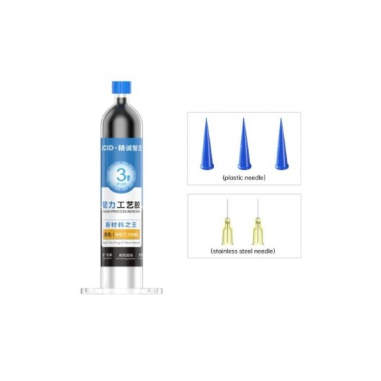 JCİD TP-030B SİYAH ÇITA EKRAN KASA YAPIŞTIRICI 30ML