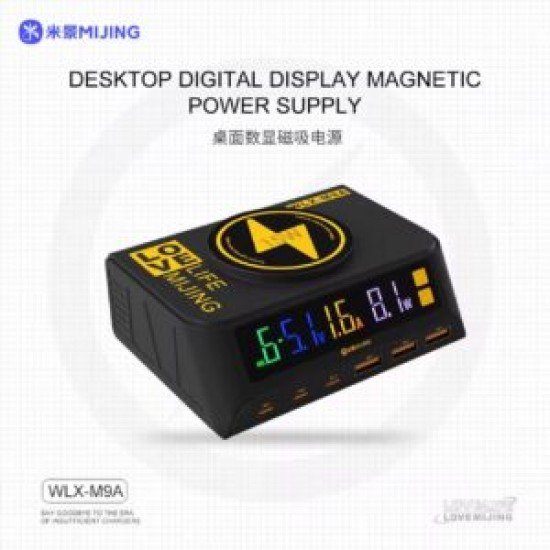 MİJİNG WLX M9A 6 PORTLU USB AKIM ÖLÇER VE ŞARJ CİHAZI