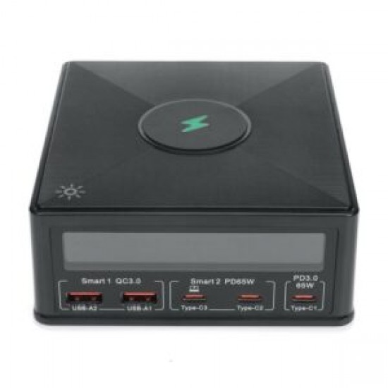 869H 5 PORTLU 160W USB AKIM ÖLÇER VE ŞARJ CİHAZI