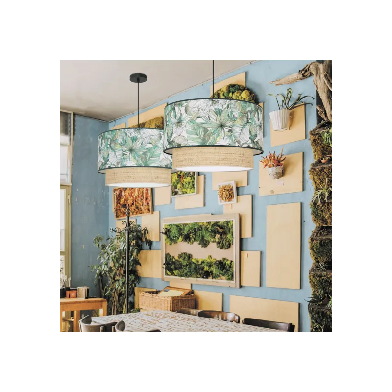Leaf Duo Pantalla 60 : decorativo :tienda lamparas barcelona : tela
